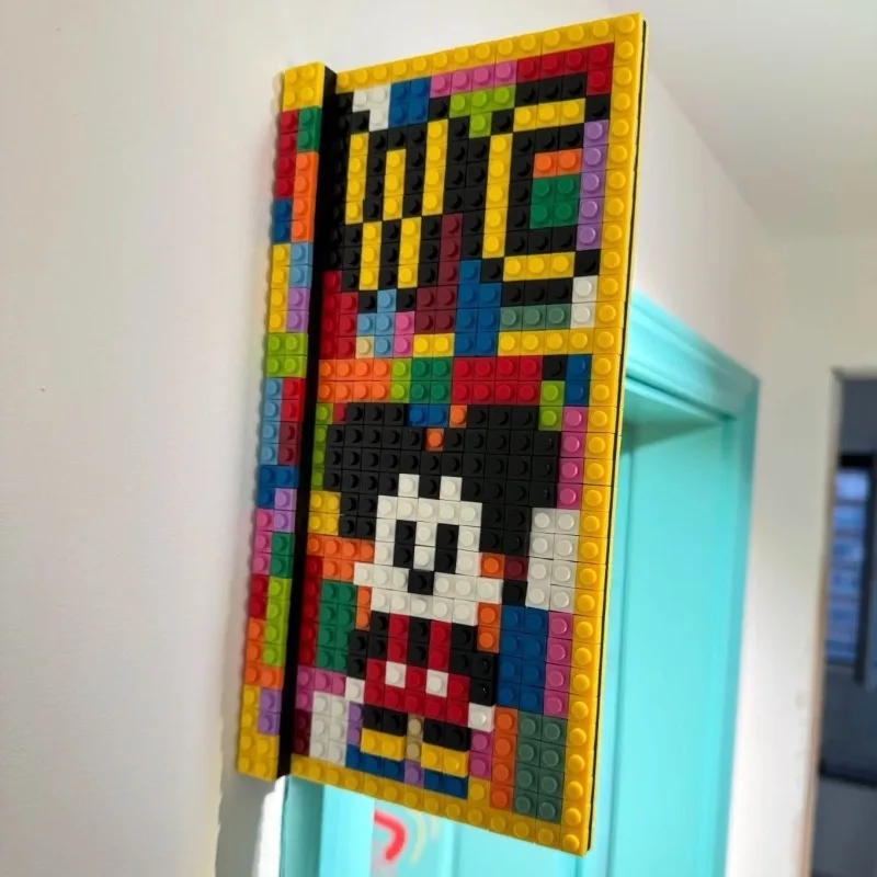 

Disney Mickey Toilet Signs Anime Personalization Assembly Doorplate Home Cafe Bar Toilet Doorplate Indicator Accessories Gifts