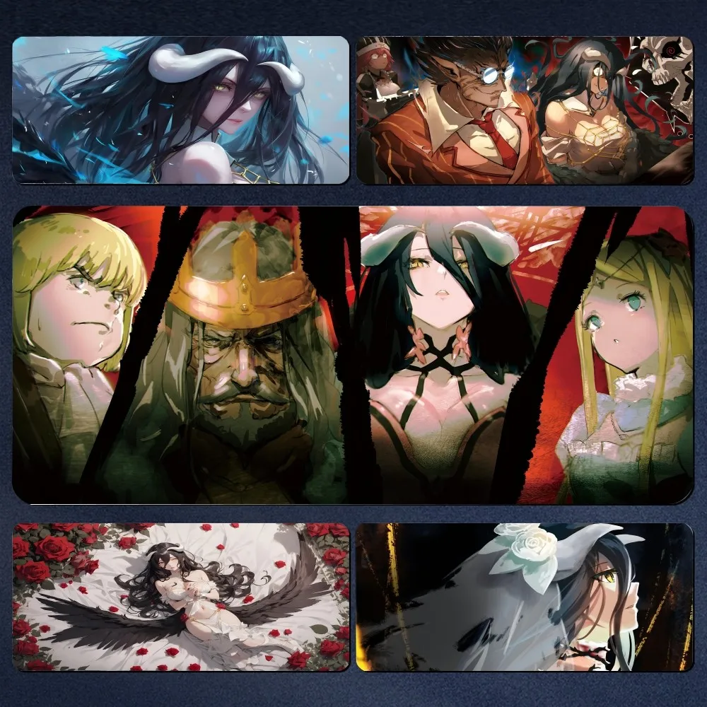 Albedo Anime Overlord Mousepad Large Gaming Mouse Pad LockEdge Thickened Computer Keyboard Table Desk Mat