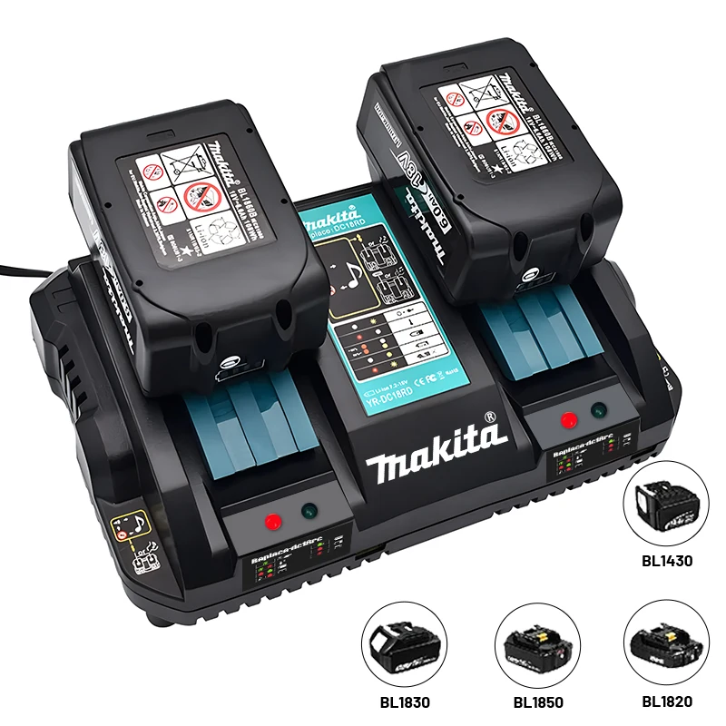 New 100% original Makita charger, rechargeable battery, Makita 18V BL1830B, BL1830A,  BL1850, BL1850B tool battery charger