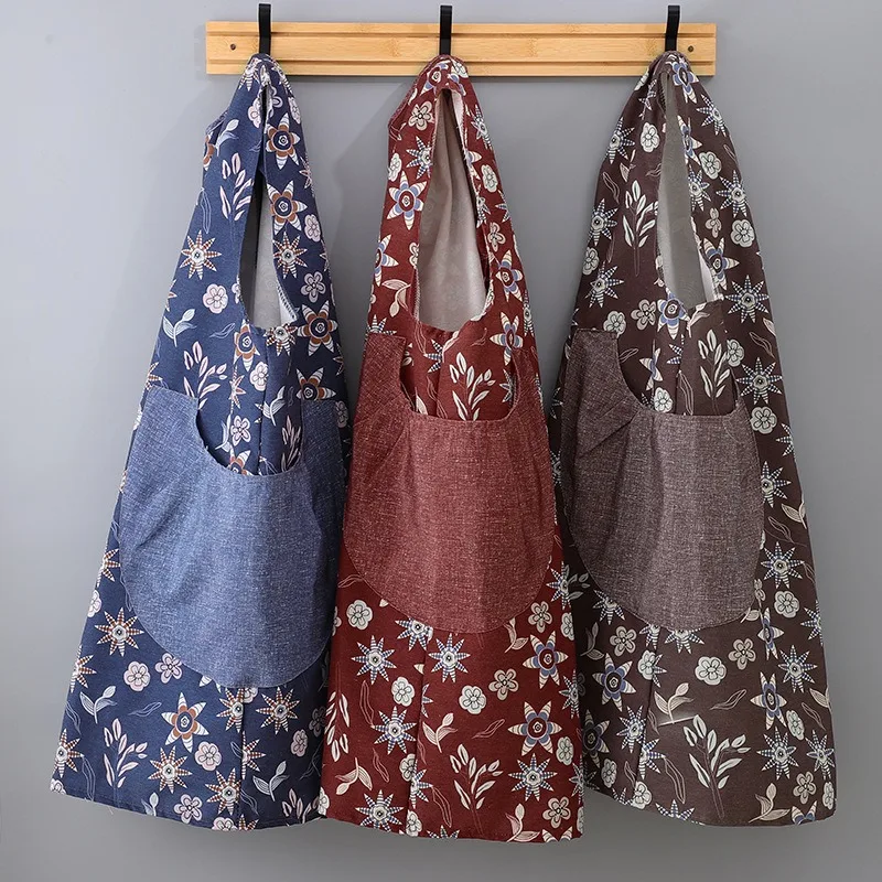 New Apron Kitchen Household Summer Breathable Wear Resistant Young Beautiful Anti Oil Fashion Canvas Durable