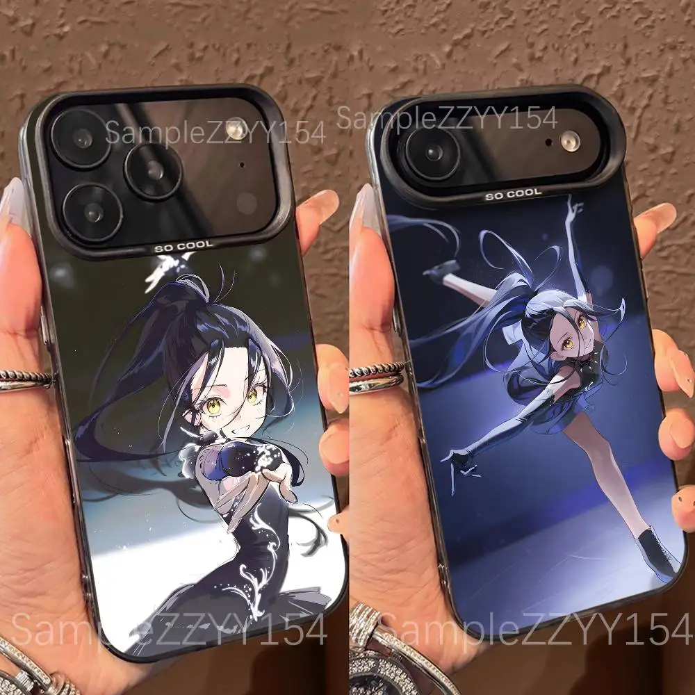 

M-Medalist Figure Skating Phone Case For iPhone 17,16,15,14,13,12,X,8,Pro,Max,Plus,E,SE4,Air,Mini Black IMD Matte