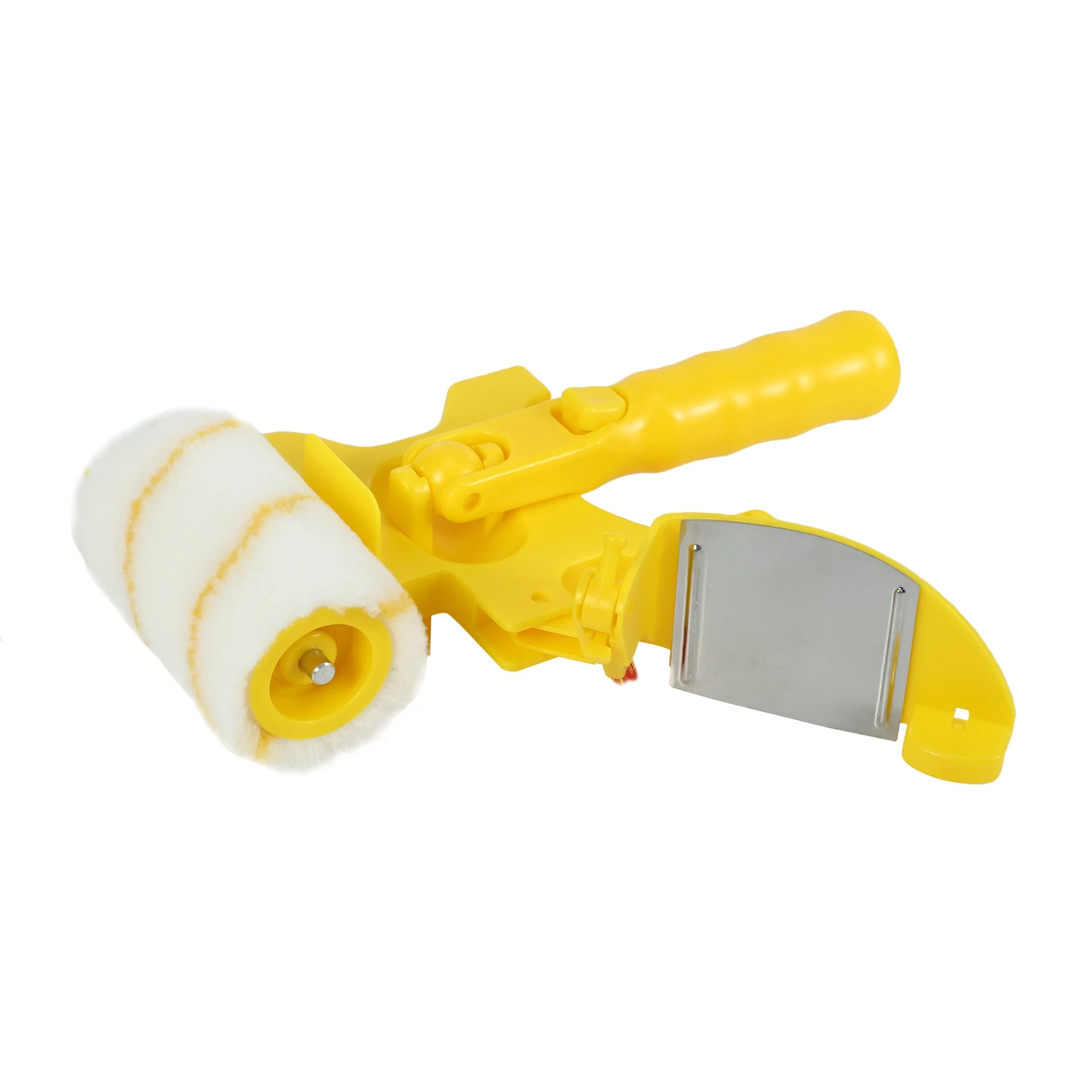 Y42A-12Pcs Paint Edger Roller Brush Tools Portable Clean-Cut Brush For Home Wall Ceilings