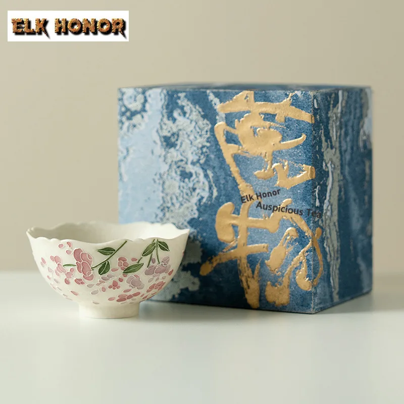 

95 мл ворс, ручная роспись, глициния, чайная чашка, бутик, чайная чаша, кувшин, чайная дегустация, чашка для медитации, чашки Chazhan Master, китайский чайный сервиз