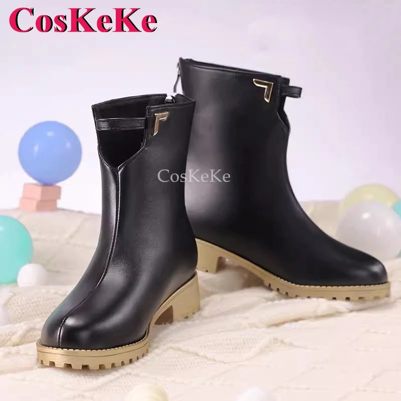 CosKeKe The Littles Cat Series Jing Yuan Shoes Cosplay Honkai: Star Rail Fashion Universal Boots Activity Role Play Accessories