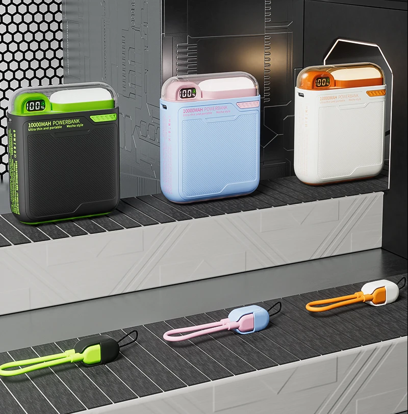 10000mAh 磁気ワイヤレス充電器 パワーバンク USB Cケーブルスタンド付き PD 20W急速充電 iPhone 16 Samsung対応 ポータブル充電器