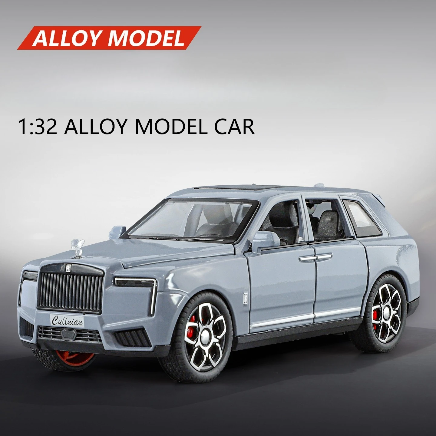 1:32 カリナン SUV 合金高級車モデル ダイキャストメタルおもちゃ車両 車モデル サウンドとライトシミュレーション 子供向けギフト