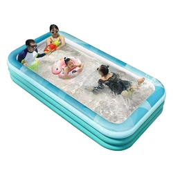 Piscina inflable gruesa para niños y adultos, piscina de ocio familiar de gran tamaño, para exteriores