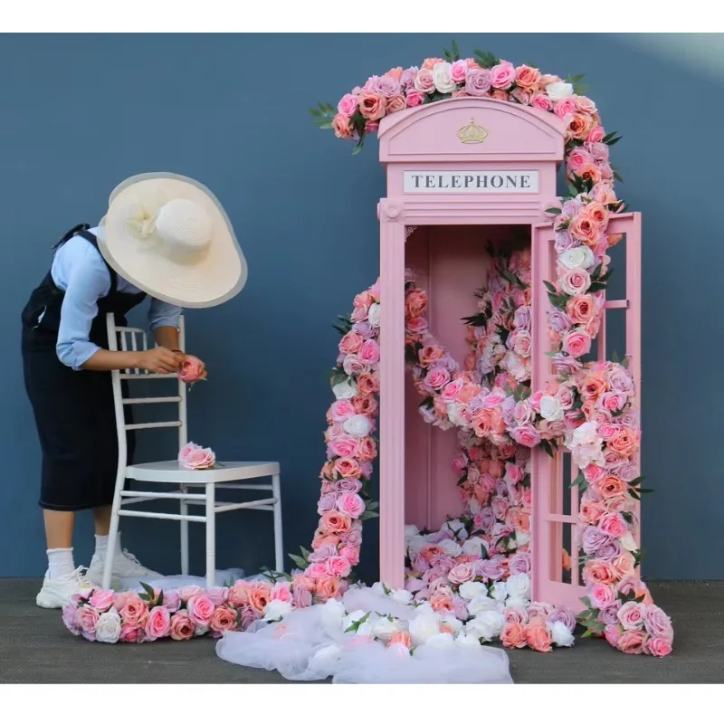 Pink Telephone Booth Factory Wedding Decor London Telephone Booths Antique London Telephone Booth