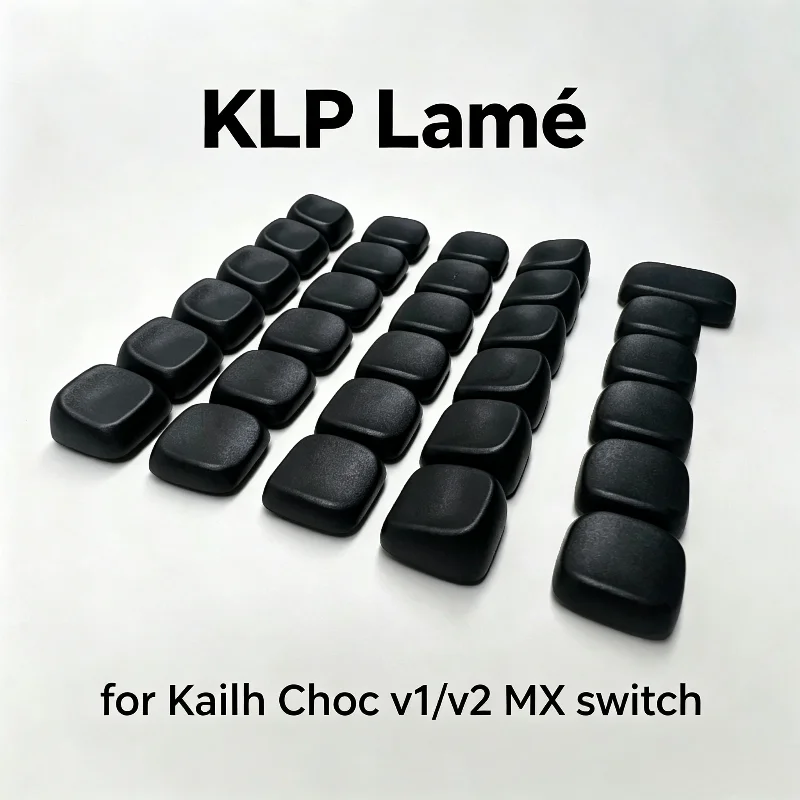 KLP Mx/Choc Lamé Keycaps - Injection-molded Pbt Low Profile Keycaps For Split Keyboard Kailh Choc V1 Choc V2 Mx Switch