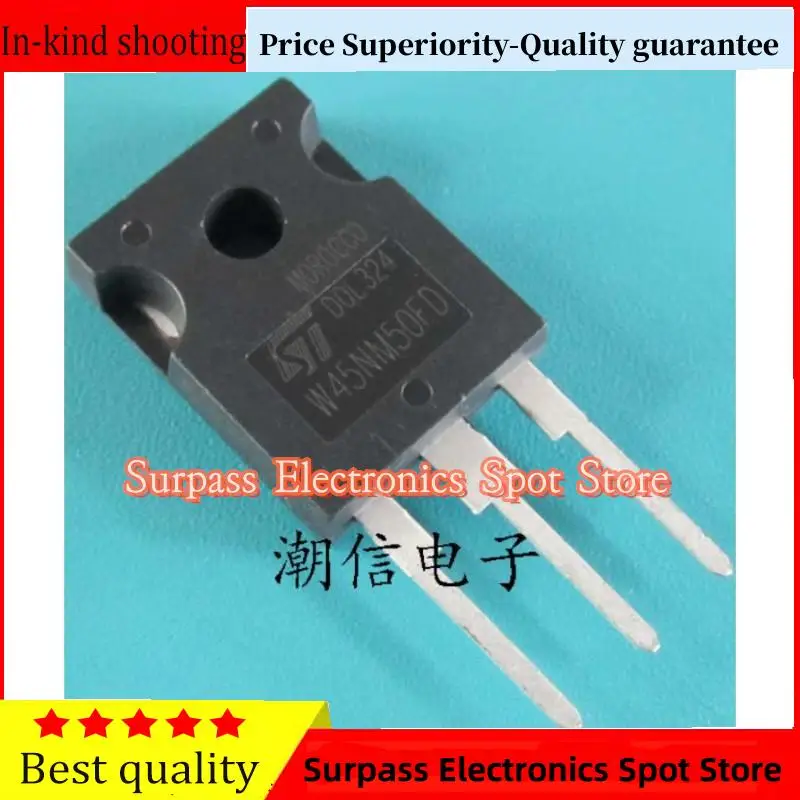 

10PCS-100PCS W45NM50FD STW45NM50FD 45A 500V Price Superiority-Quality guarantee