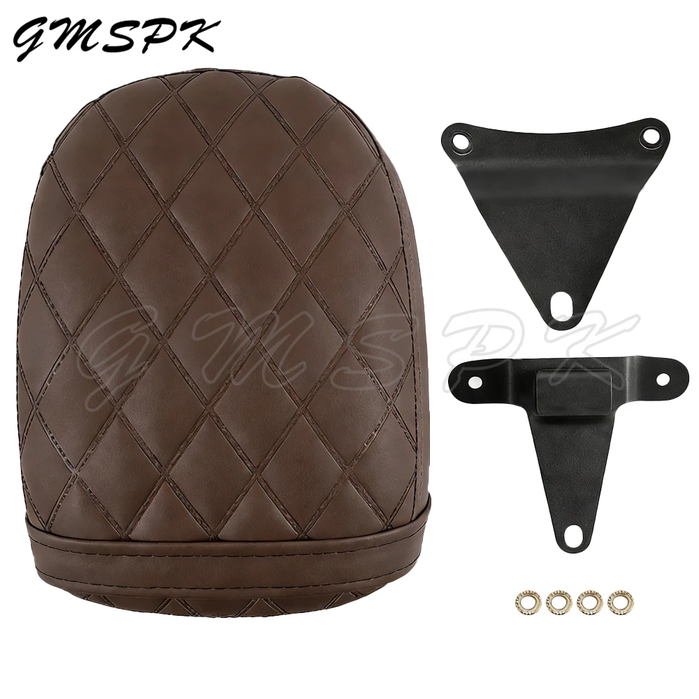 Black Brown Motorcycle Rear Passenger Seat Pillion Cushion Pad Fit for Honda Rebel CM1100 CMX1100 2021 2022 2023 2024 2025
