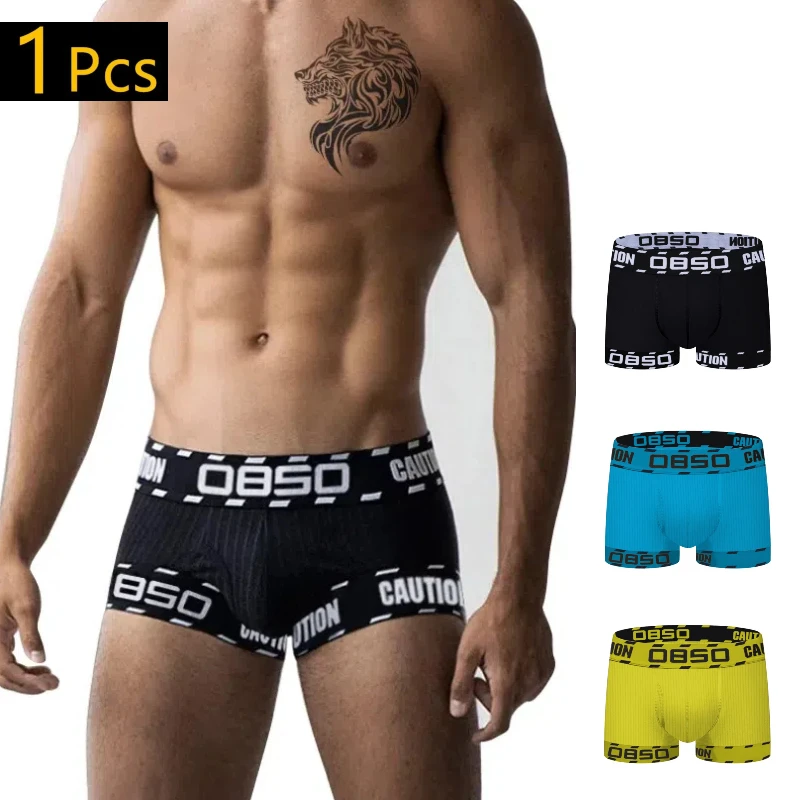 

0850 New Arrival Cotton Boxer Man's Underwear men Low waist Men's Underpants Boxershorts Men Lingeries Funny BS3104