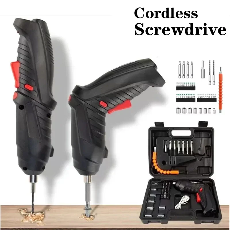 

3.6v Power Tools Set Household Maintenance Repair 1800mAh Lithium Battery Small Handheld Drill Lithium Nut Gun