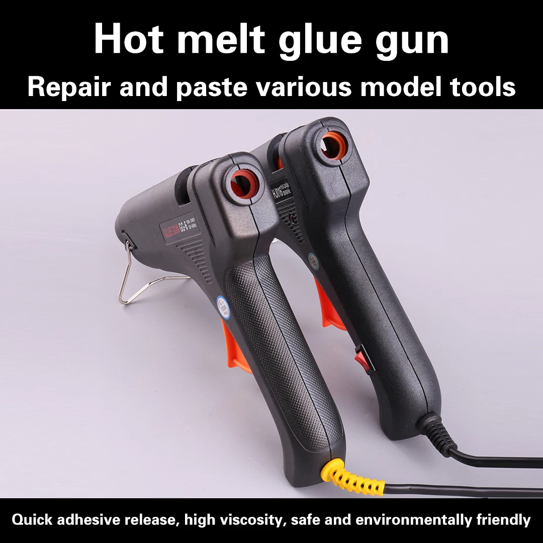 CZ 100W Large Hot Melt Glue Gun Electric Aircraft Model Repair 11mm Thick Rod for Craft And DIY Projects