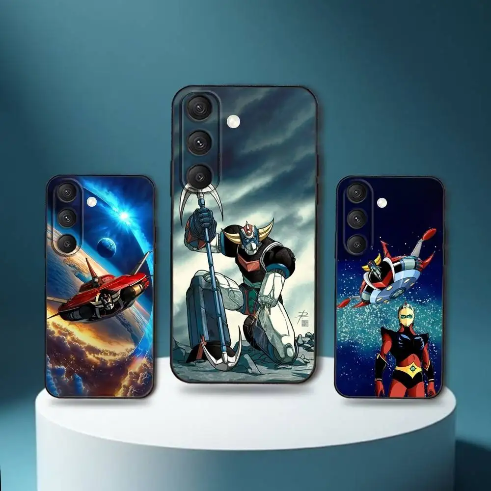 

UFO Robot G-Goldorak Phone Case For Samsung S25,S24,S23,S22,S21,S20,S10,Ultra,Plus,Lite,FE,Soft Silicone Black Cover