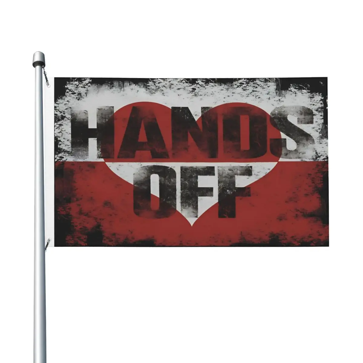 Hands Off Greenland Not For Sale Greenland Flag Flag Double Sided Indoor Outdoor Banner 2 Grommets Hanging Decoration 90x150cm