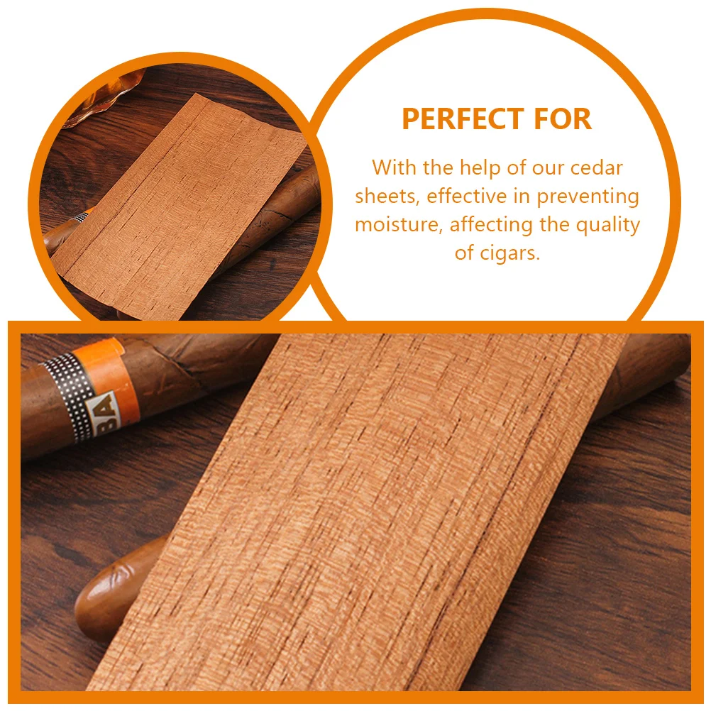 10 Pcs Cedar Chips Wood for Storage Wooden Humidors Blocks Fragrant Travel