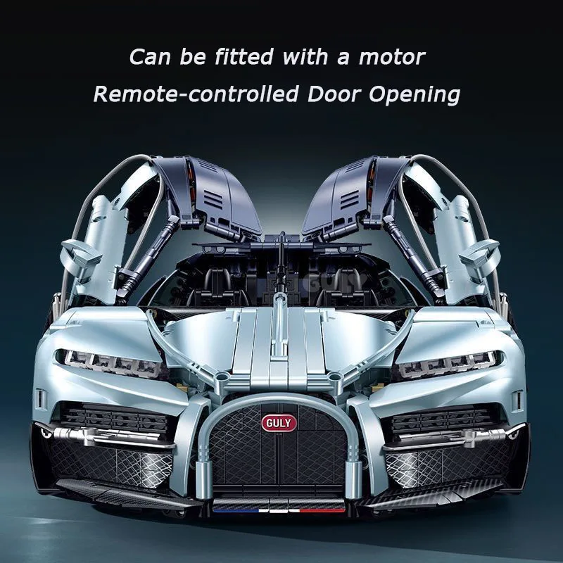 Big Sale Birthday Gift1:8 Technical Supercar Building Blocks GULY 10648  Sport Racing Car Vehicle Model Kit 3719PCS