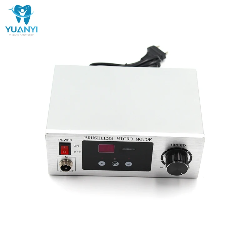 70000 RPM Dental Micromotor Brushless Micro Motor Polishing Machine Pedal Control Speed Dental Laboratory Diamond Nail Polisher