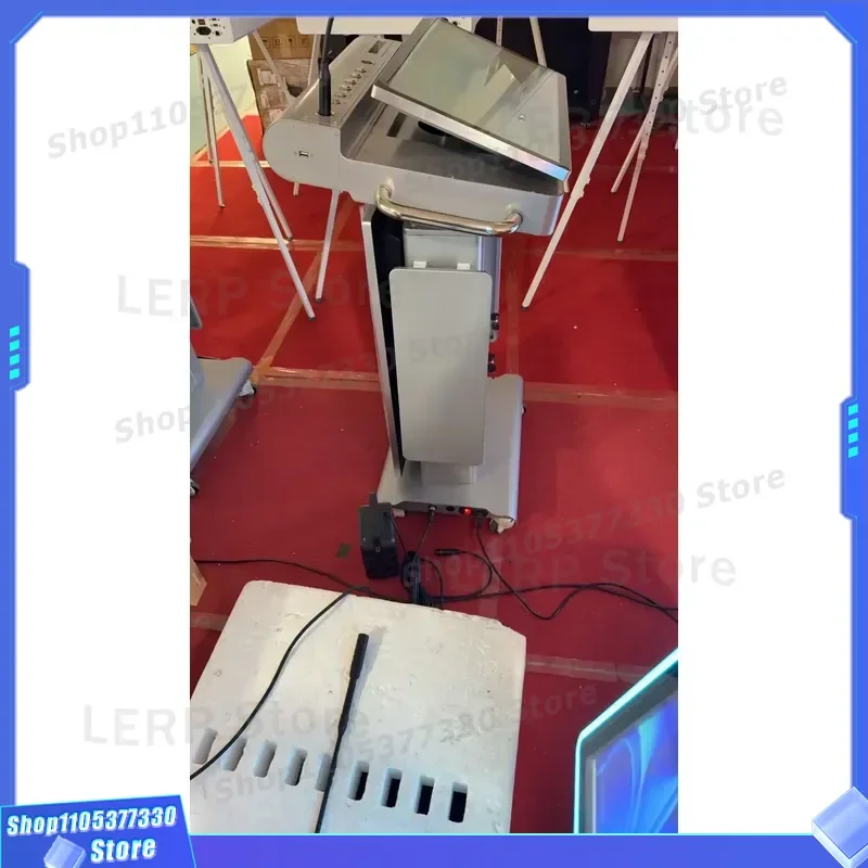Interactive Electronic Podium for Smart Classroom with Built-in Computer and Microphone Multimedia Teaching Station for