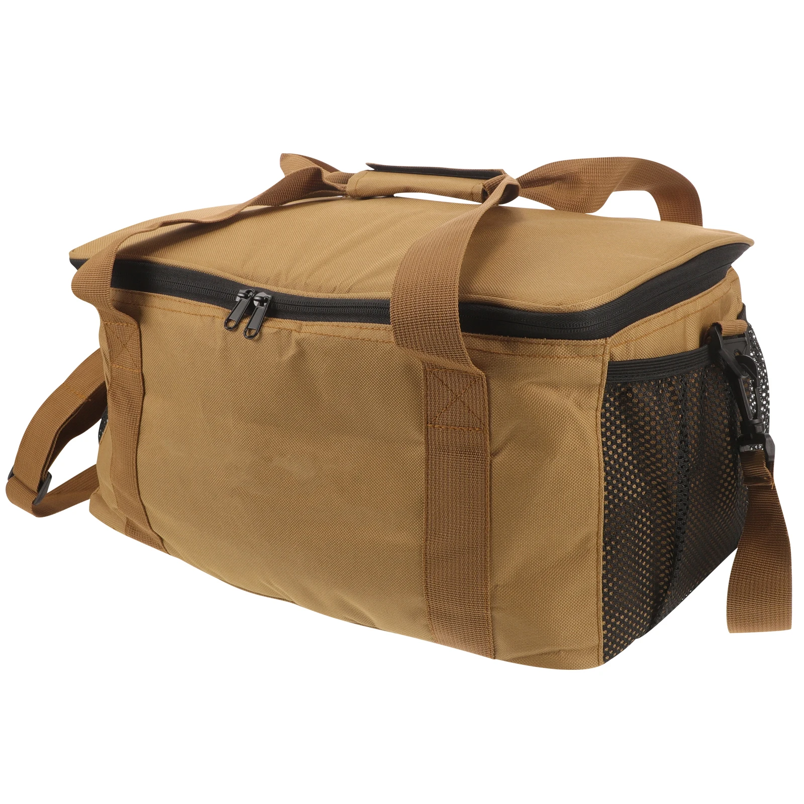 

Large Capacity Outdoor Picnic Bag Portable Multi-Function Lunch Pouch Sturdy Zipper Oxford Cloth Durable Camping Food Container