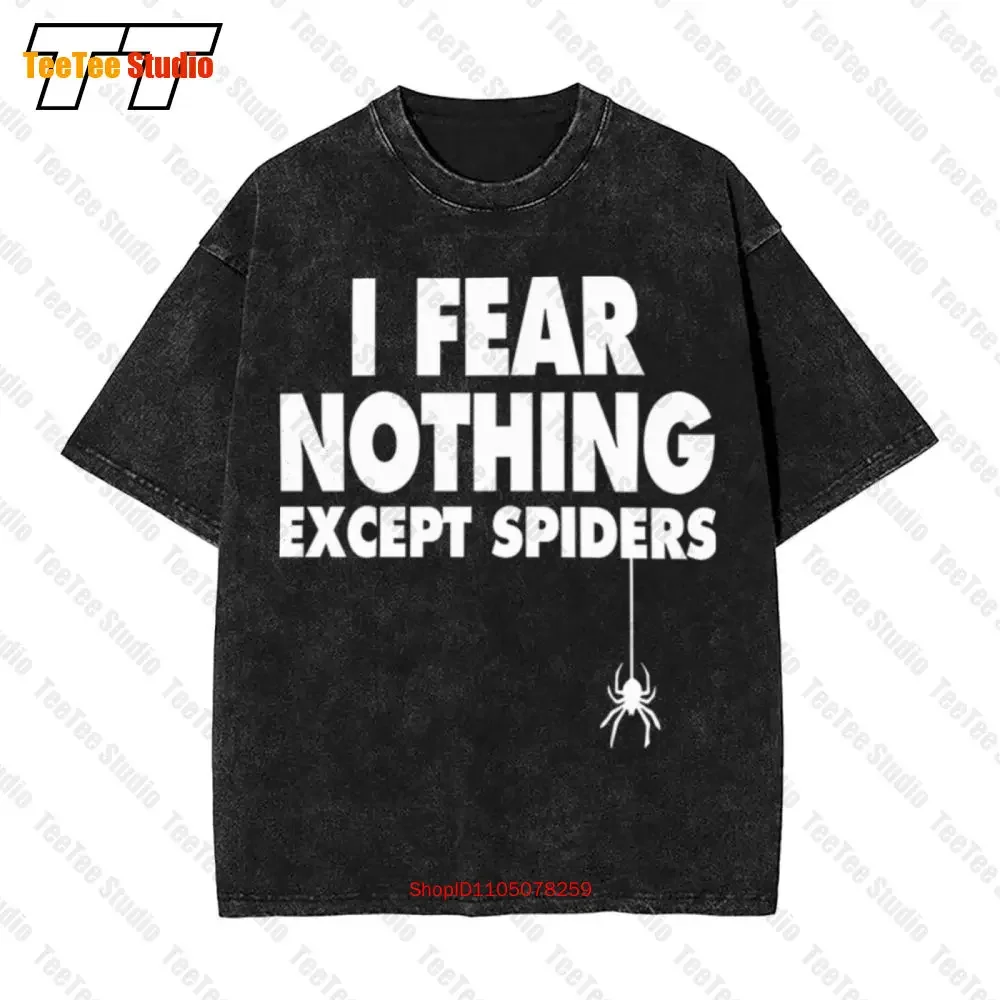 I Fear Nothing Except Spiders Vintage Oversized T-Shirt VRFF