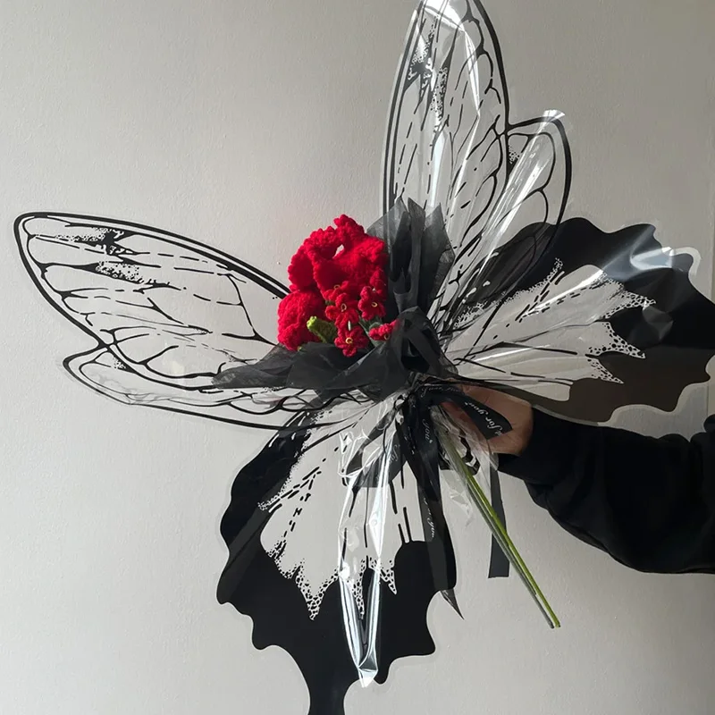 

Butterfly Flower Wrapping DIY Paper Korean Style Gift Wrap Florist Bouquet Wrapper Gifts Packaging Wedding Party Decor Supplies