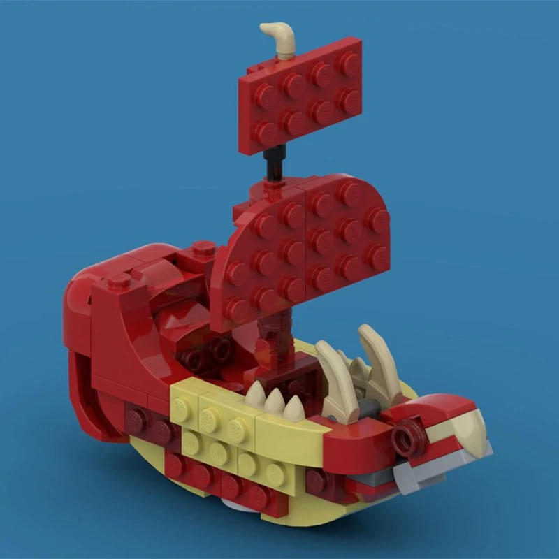 

85 шт. MOC корабль дракона древний мифический военный корабль дизайн DIY модель строительные блоки игрушки на день рождения подарок