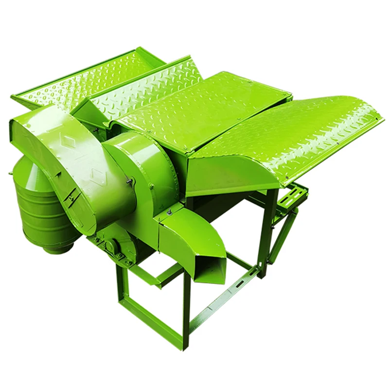 100-200KG/H Wheat Thresher Agricultural Soybean Sorghum Sesame Rice Threshing Machine Full Feeding Wheat Threshing Machine