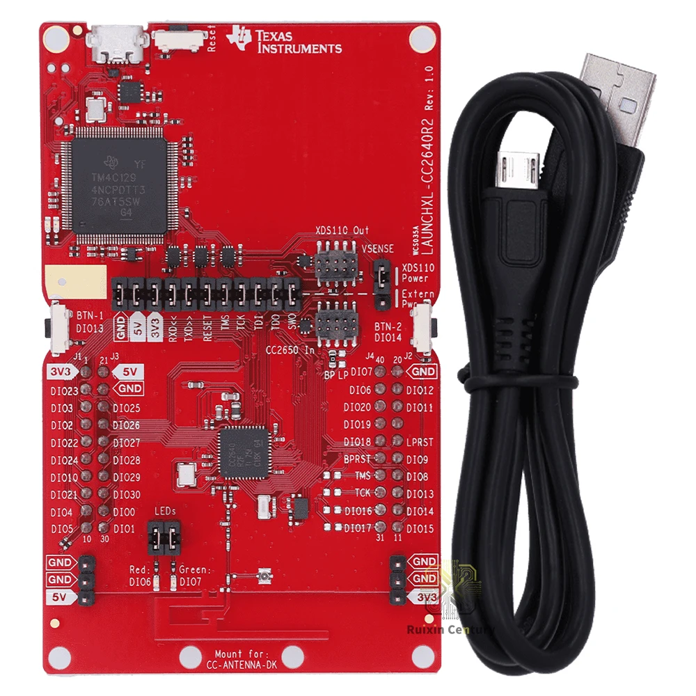 FOR TI LAUNCHXL-CC2640R2 Low-Power CC2640R2 Wireless MCU LaunchPad Development Board 2.4GHz BLE 5.1 +5dBm