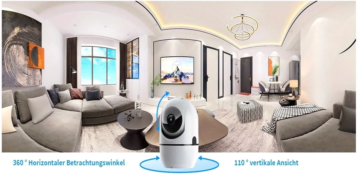 4-Piece Indoor Camera Set for Monitoring