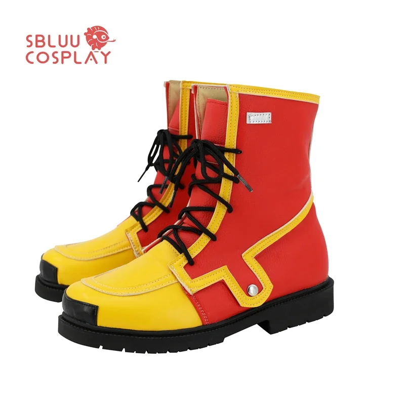 SBluuCosplay Gioco Estelle Scarpe cosplay luminose Stivali su misura