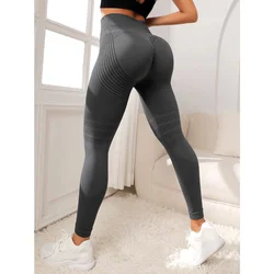 Leggings senza cuciture da palestra per donna pantaloni sportivi da Yoga Leggings elastici a vita alta Leggings Fitness sport Activewear Leegings