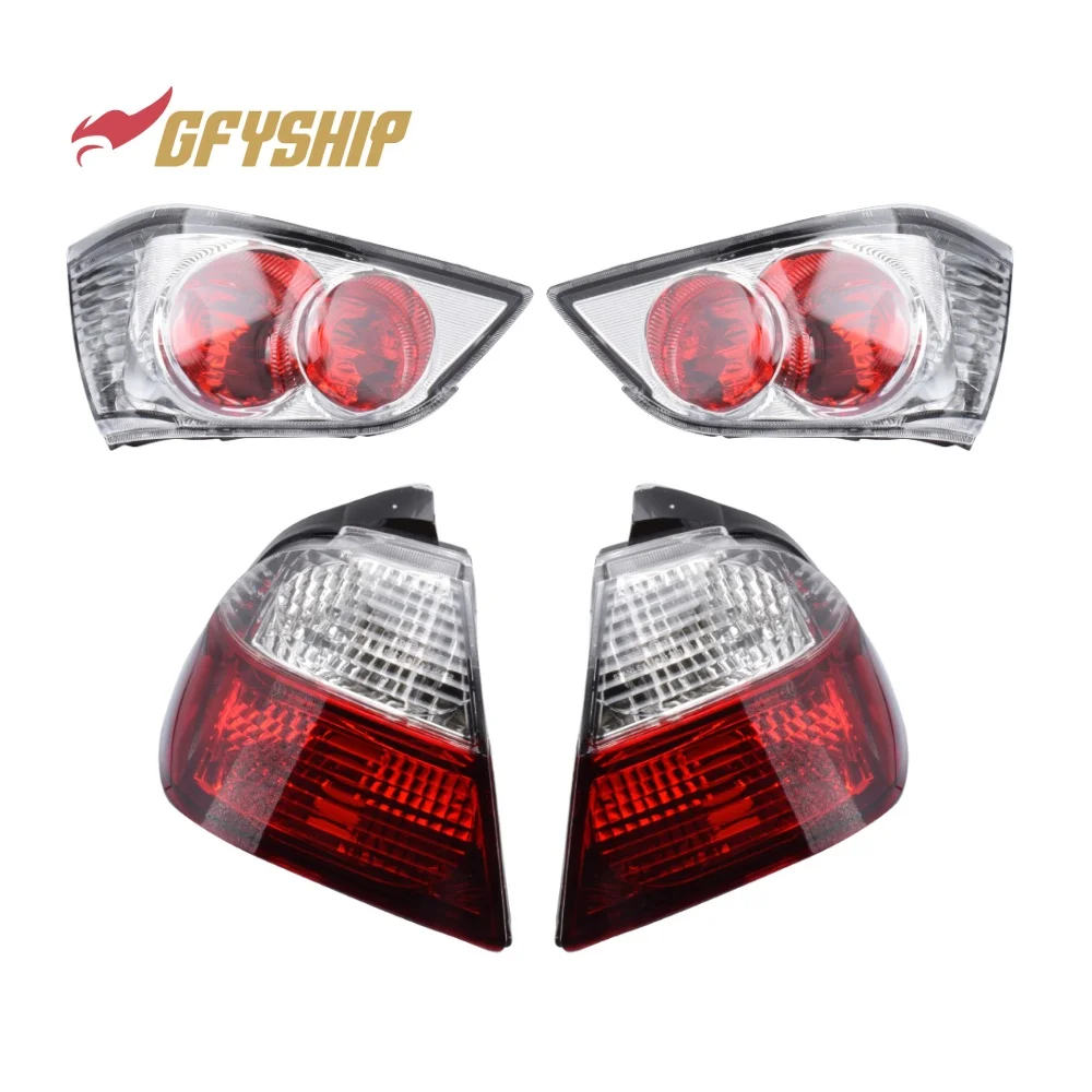 Rear Trunk Upper + Lower Saddlebag Tail Light Assembly Kit For Honda GL1800 Goldwing   2001-2005