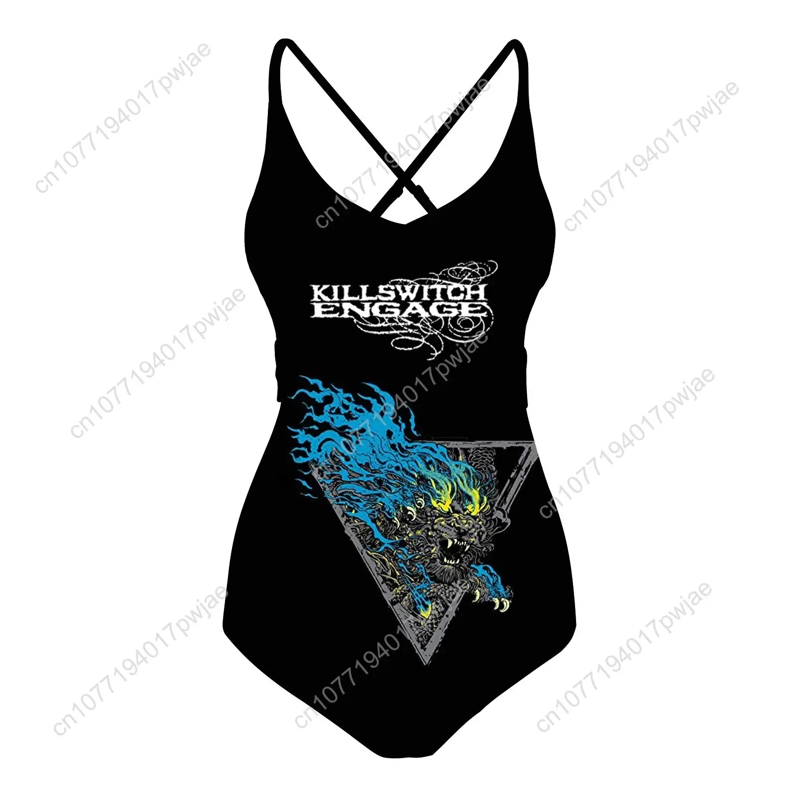 Killswitchs Engages Swimsuit Womens Sling Swimsuits Sexy Swimwear Pool Party Beach Bikini Summer Holiday Customize Bathing Suits