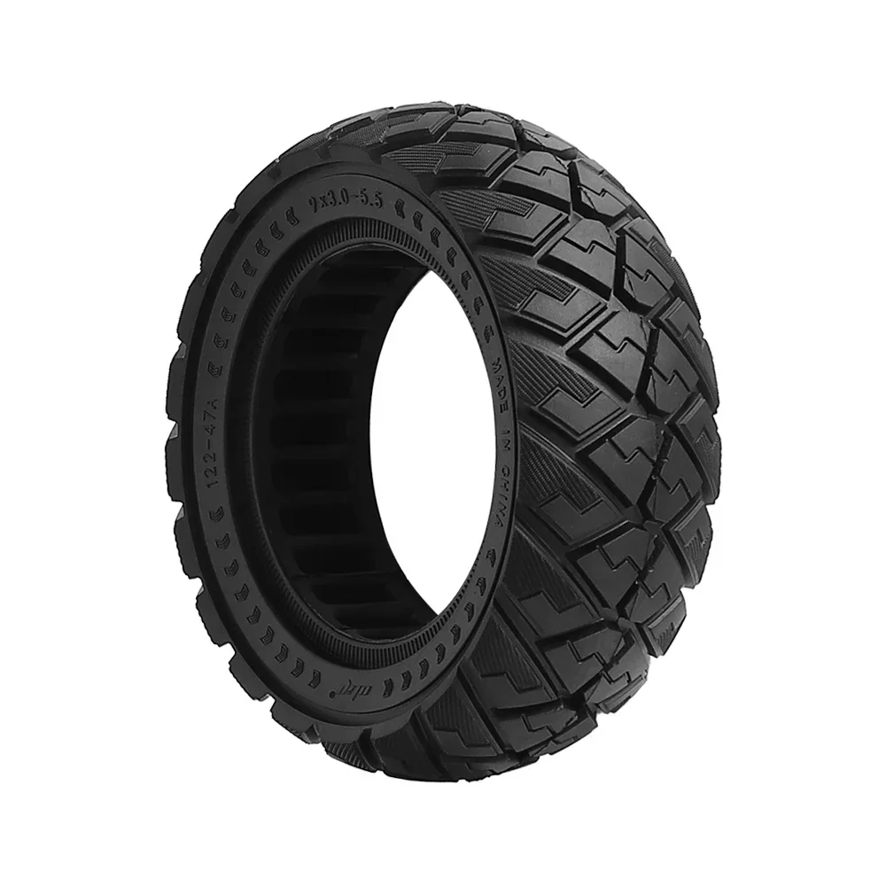 Wear Resistant Anti-puncture 9*3.0-5.5 Off-road Solid Tire For KIRIN Kukirin G2 Pro 2024 Electric Scooter Explosion-proof Tyre