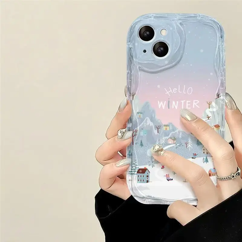 حافظة لهاتف آيفون 16 15 14 13 12 11 Plus ProMax 13 12 Mini X XS Max XR حافظة ناعمة مضادة للسقوط