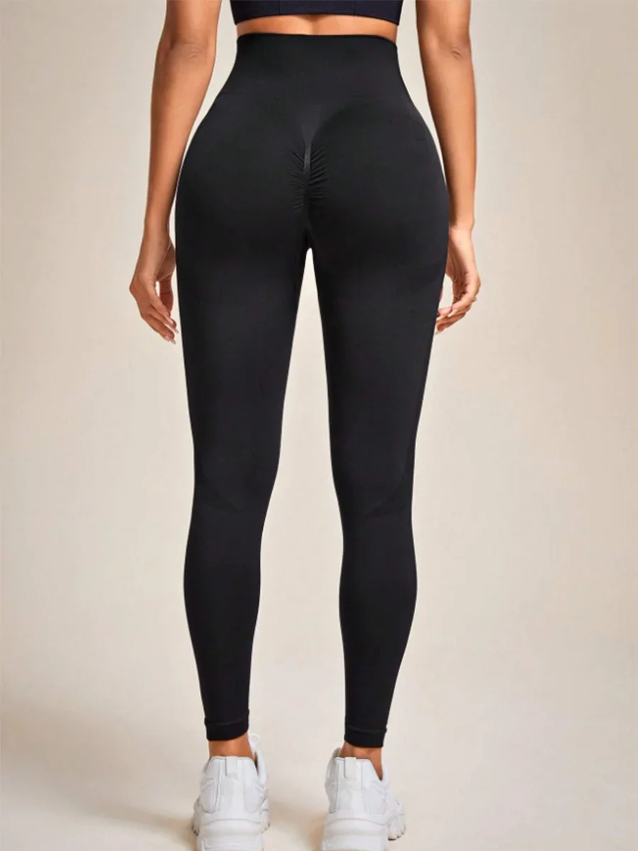 سراويل ضيقة عالية الخصر لرفع الأرداف، سراويل لياقة بدنية ضيقة وجيدة التهوية، سراويل يوجا رياضية مرنة للجري للسيدات