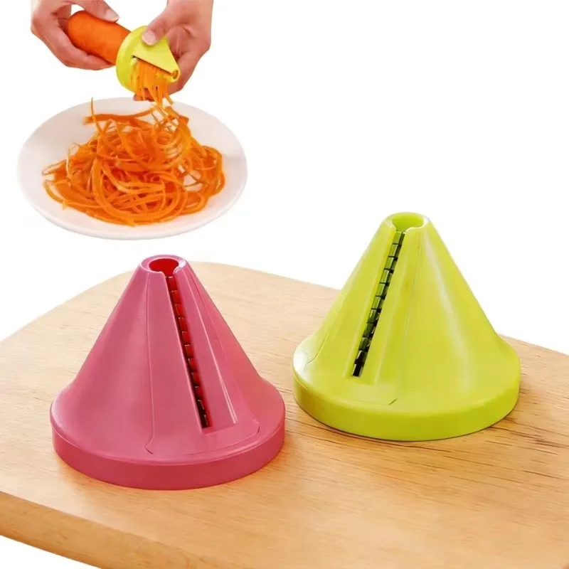 1/2/3Pcs Kitchen Rotating ShredderSpiral Peeler Manual Vegetable Slicer Fruit Potato Radish Grater Gadgets Kitchen Accessories
