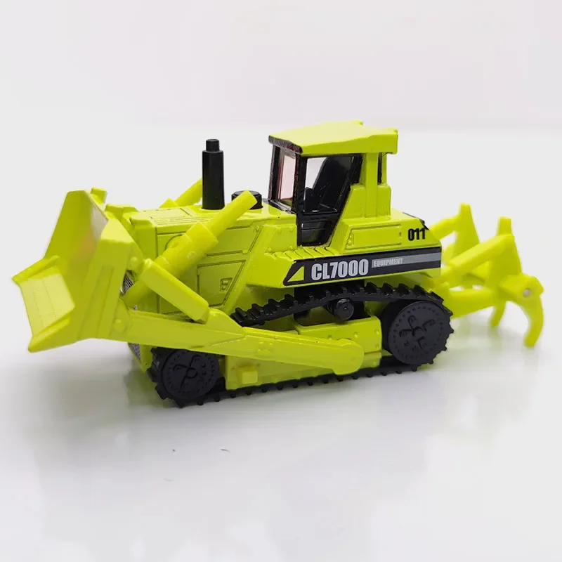 Collectible Matchbox Bulldozer RW009 Die-Cast Model Car with Realistic Metal Body and Wheels