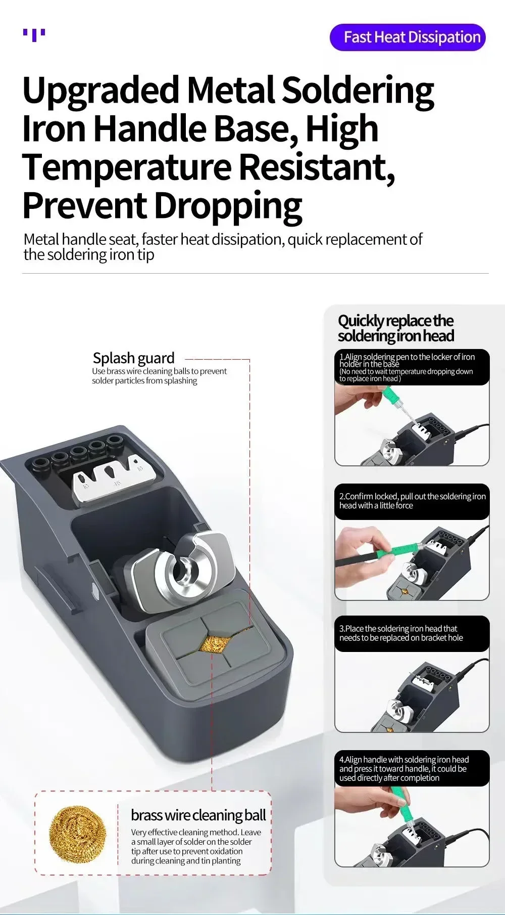 JCID AIXUN Soldering Iron Stand Soldering Holder for T3A/T3B Soldering Station Iron Tip Electric Solder Iron Handle Bracket Tool