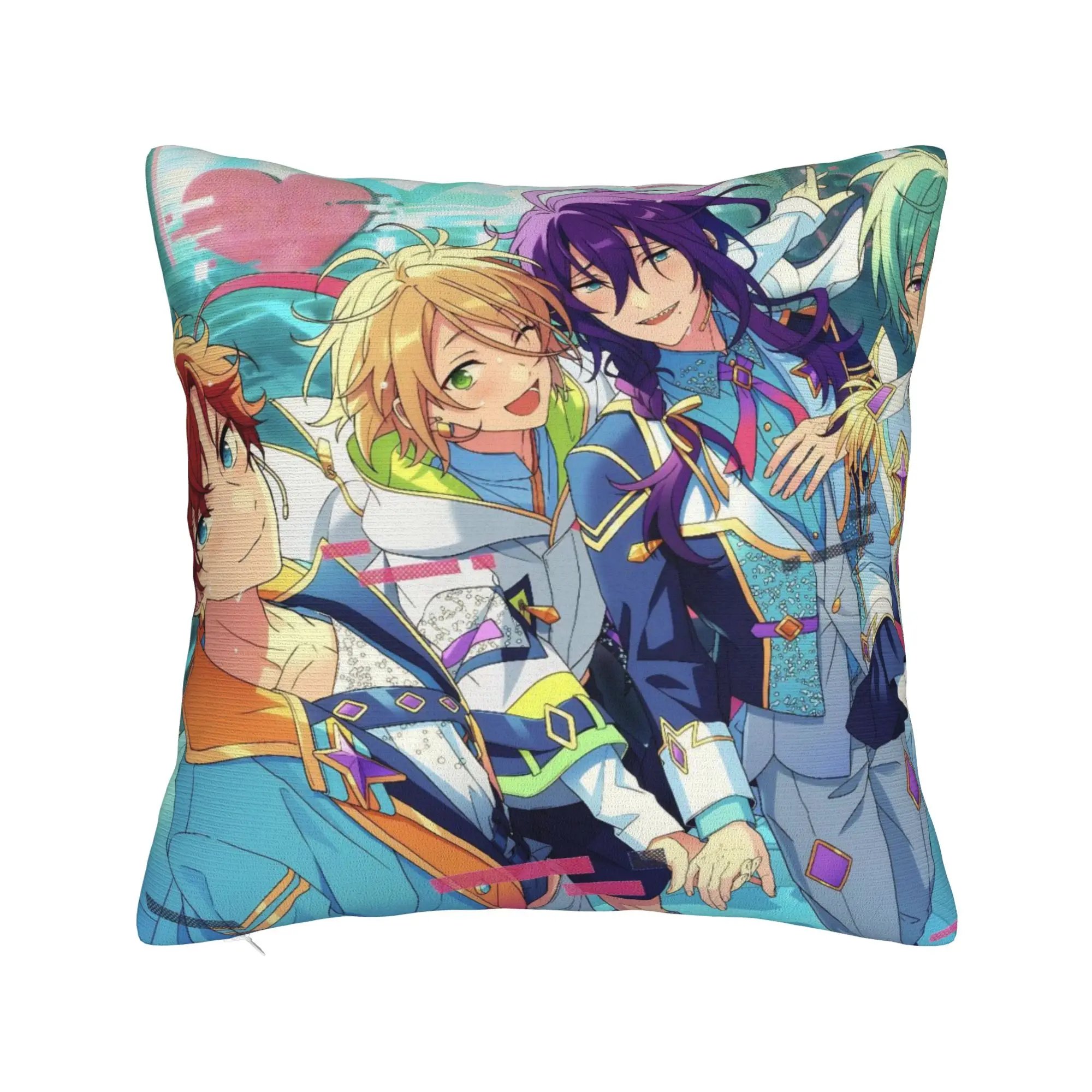 Decorative Pillowcases E-Ensemble-Stars Accessories Sofa  Pillow Case Cover Square Style Multiple Sizes