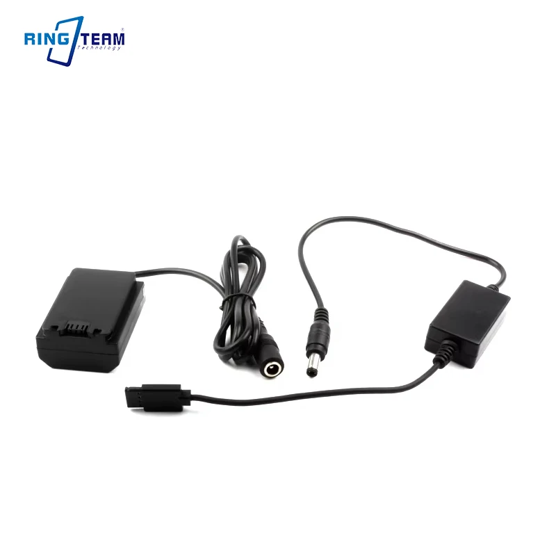 NP-FZ100 DC Coupler + DC Cable for DJI Ronin Stabilizer Flat Port - Sony Alpha a7m4 A7C A7S3A 7M3 a7r4 a73
