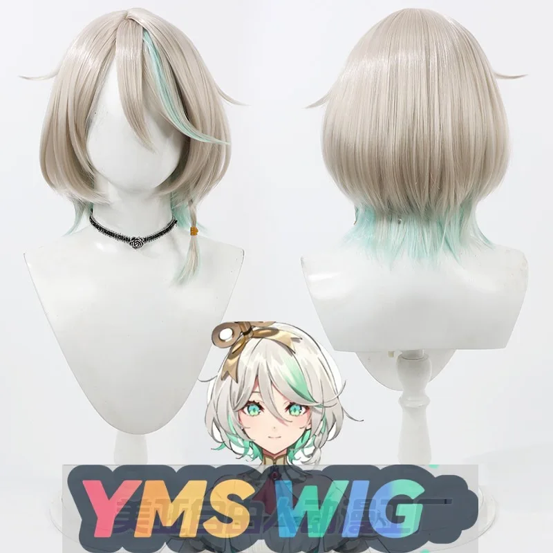 

【YMS WIG】Virtual Streamer Cecilia Косплей Парик Реалистичная кожа головы Несколько бликов