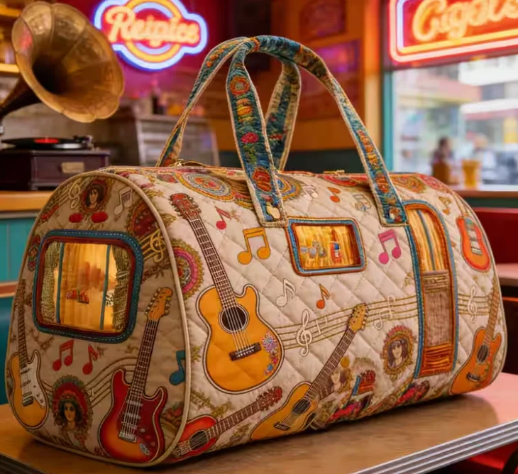 

3D Printed Quilted Travel Bags Personalized Gifts Sport Bags Custom Handbag Tote Bag Training Trendy Bag Beach Hiking Camping