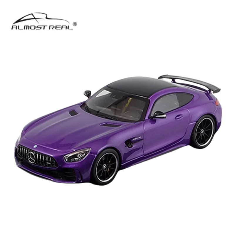 1:43 Mercedes-Benz AMG GTR diecast alloy simulation model, children's collection of decorative toys, holiday gifts for children.