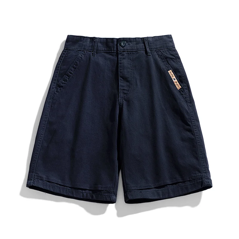 Pantalones cortos de estilo japonés para hombre, Shorts holgados informales, cómodos, transpirables, tipo romano, de cintura media, sólidos, novedad de 2023