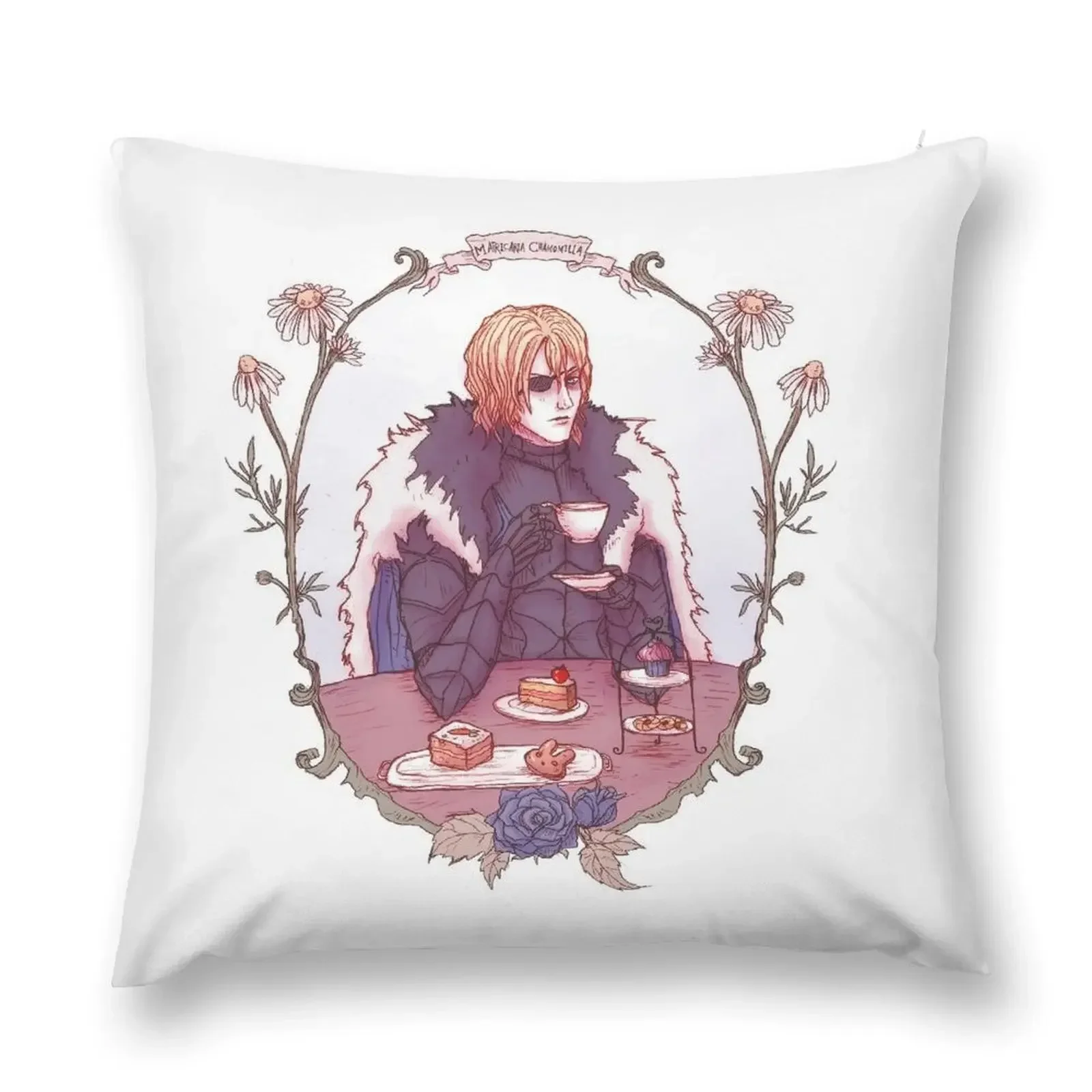 

Teatime with Dimitri Throw Pillow Pillow Case Christmas Cushion Child Sitting Cushion pillow