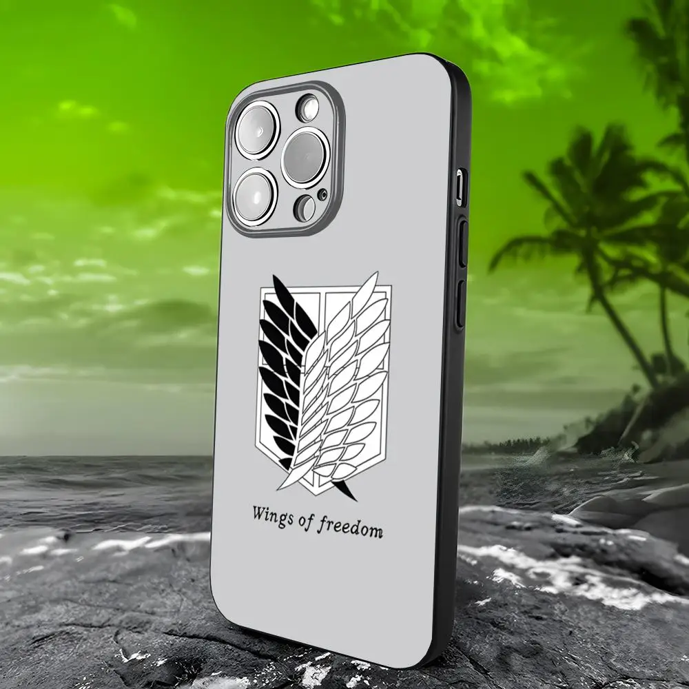 Attack On Titan Phone Case For IPhone 17 15 16 13 Pro Max 14 12 11 Air Xr X 8 7 6 Plus Luxury Back Cover
