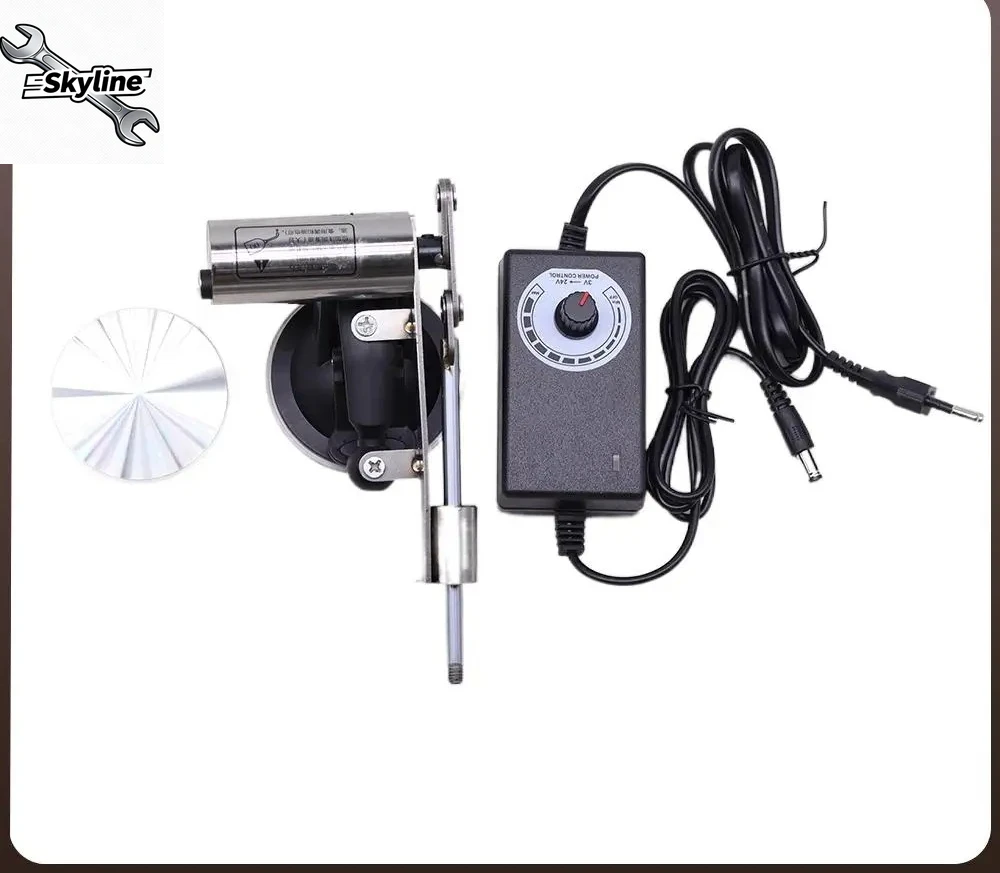 3V-24V Adjustable Speed Mini Telescopic Linear Actuator 39mm Stroke Reciprocating Mechanism Motor 60mm Aluminium Suction Cup
